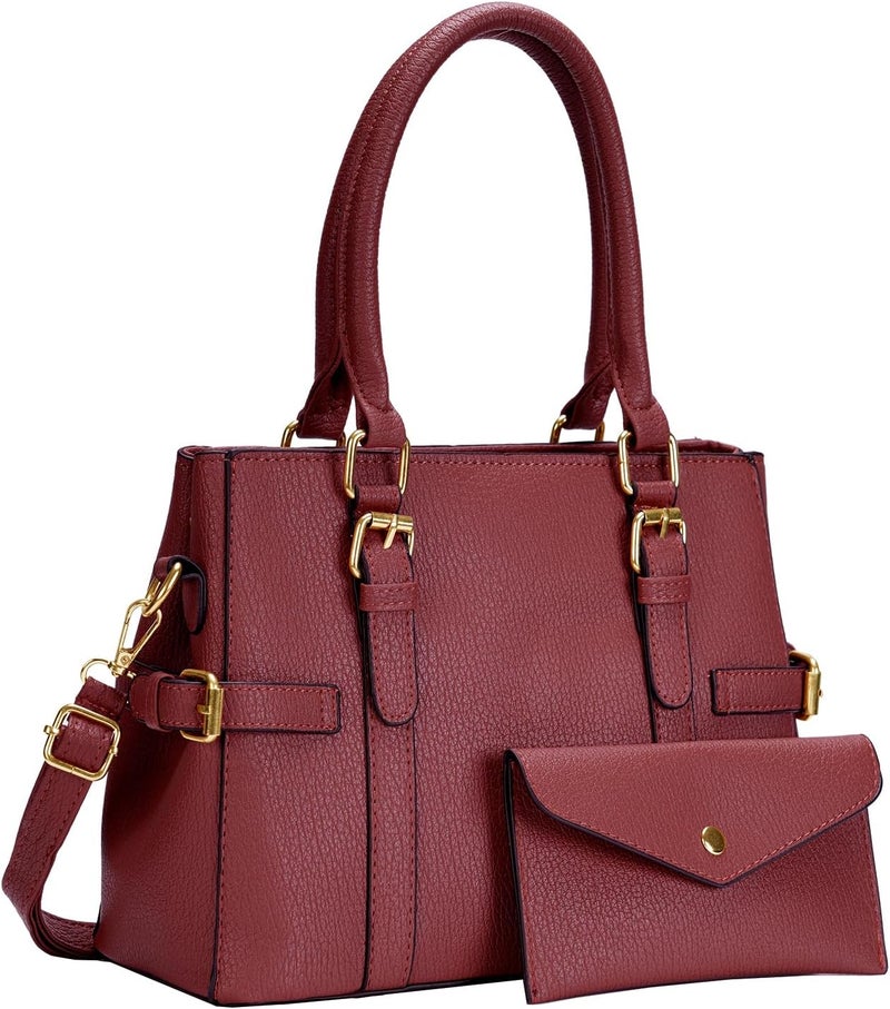 Tigpoy Women's Handbags Fashion Leather Handbags Purses for women Tote Bag Shoulder Bag Top Handle Satchel Fall Purse - Image 1